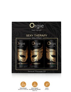 Coffret 3 huiles de massage sensuel Sexy Therapy Collection