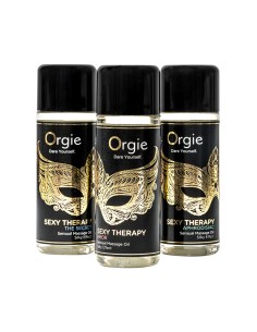 Coffret 3 huiles de massage sensuel Sexy Therapy Collection 2