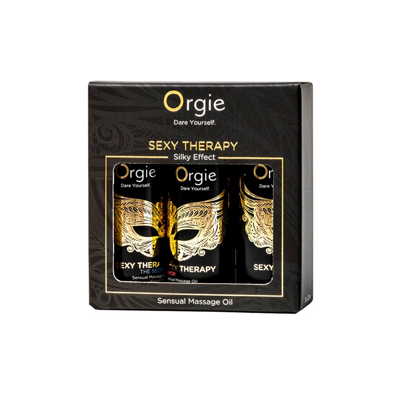 Coffret 3 huiles de massage sensuel Sexy Therapy Collection