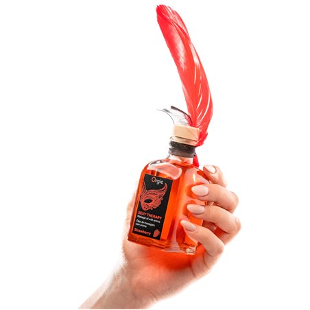 Huile de massage embrassable Sexy Therapy fraise