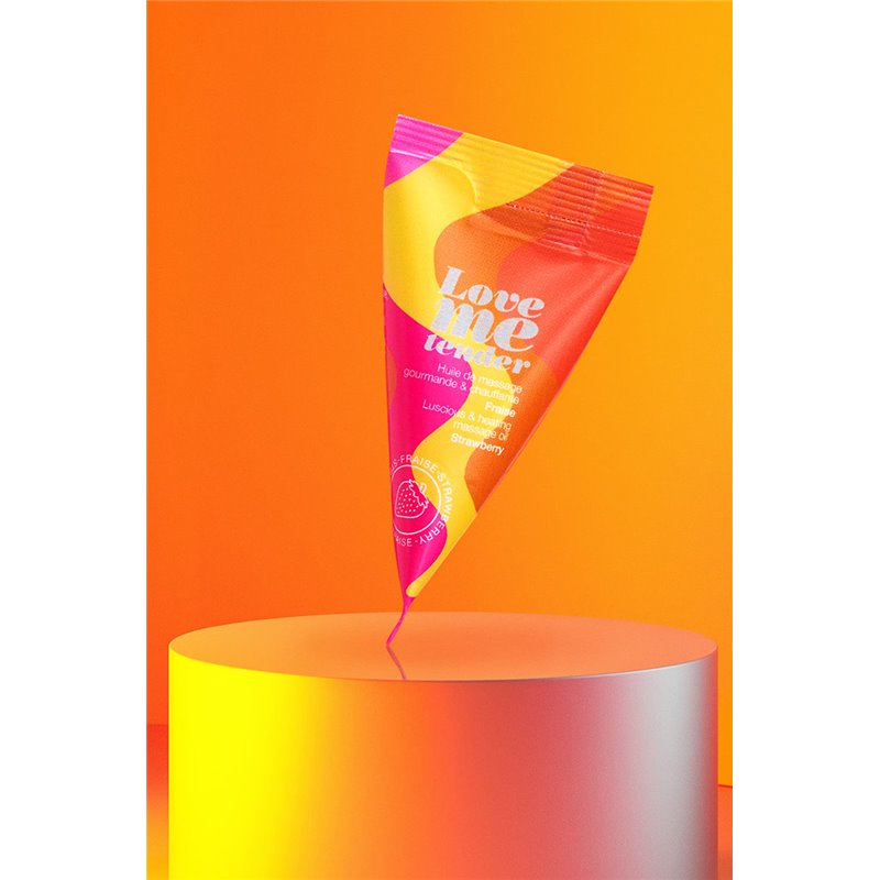 Berlingot huile massage comestible Fraise