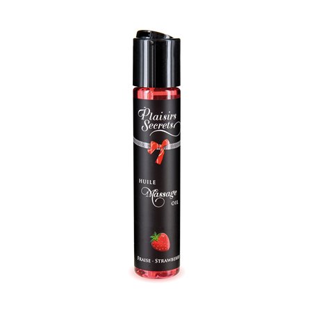 Huile de massage gourmande - Fraise