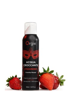 Mousse de massage effervescente Fraise 150ml 2