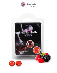 2 Brazilian Balls - baies rouges