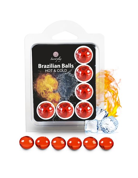 6 Brazillian balls effet chaud & froid