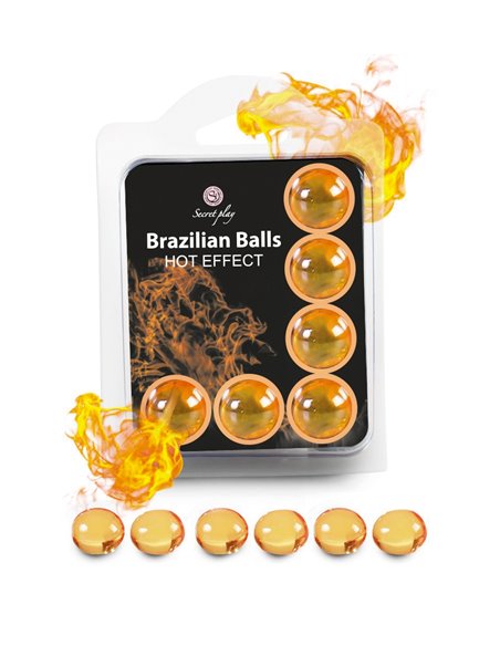 6 Brazilian Balls - effet chaleur