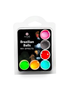 6 Brazilian balls avec effets différents