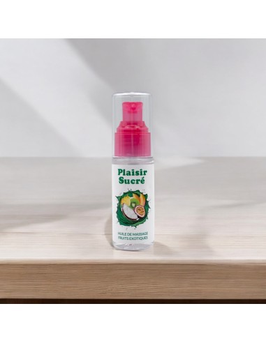  Huile de Massage Gourmande - Fruit Exotique - Plaisir Sucré -  Huile de massage - Avenue du Plaisir - Sexshop n°1 en France