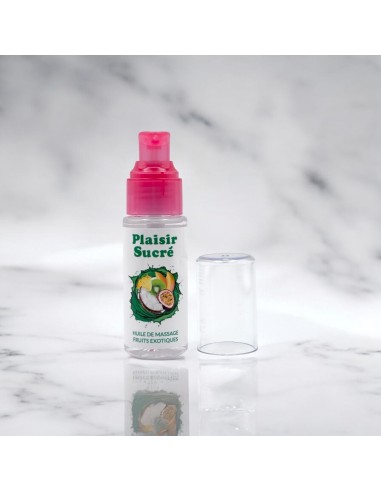  Huile de Massage Gourmande - Fruit Exotique - Plaisir Sucré -  Huile de massage - Avenue du Plaisir - Sexshop n°1 en France