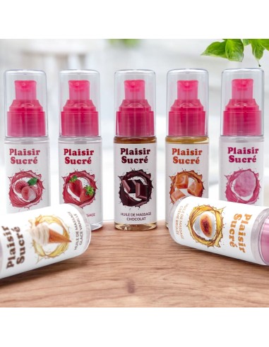  Huile de Massage Gourmande - Chocolat - Plaisir Sucré -  Huile de massage - Avenue du Plaisir - Sexshop n°1 en France
