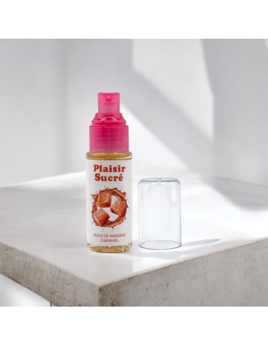  Huile de Massage Gourmande - Caramel - Plaisir Sucré -  Huile de massage - Avenue du Plaisir - Sexshop n°1 en France