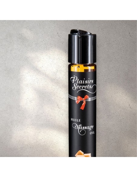 Huile de massage gourmande et comestible - Caramel -  Huile de massage - Avenue du Plaisir - Sexshop n°1 en France