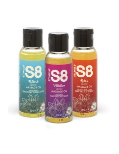 Coffret huiles de massage S8 3x50ml 2