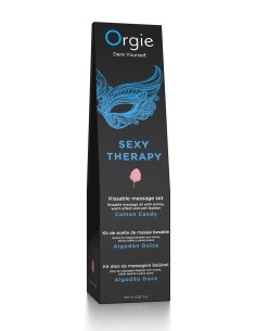 Huile de massage embrassable Sexy Therapy barbe à papa 2