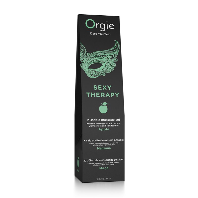 Huile de massage embrassable Sexy Therapy Pomme